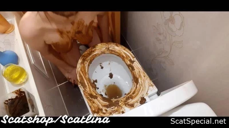 Disgusting Restroom Part 1 With Scatlina